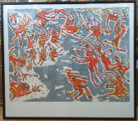 Lithograph in Three Colors — Nistor Coița